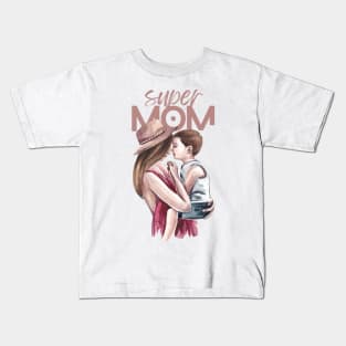 best ever strong mom Kids T-Shirt